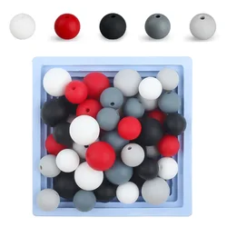 Silicone Round Beads for DIY Jewelry and Accessories (G Set)