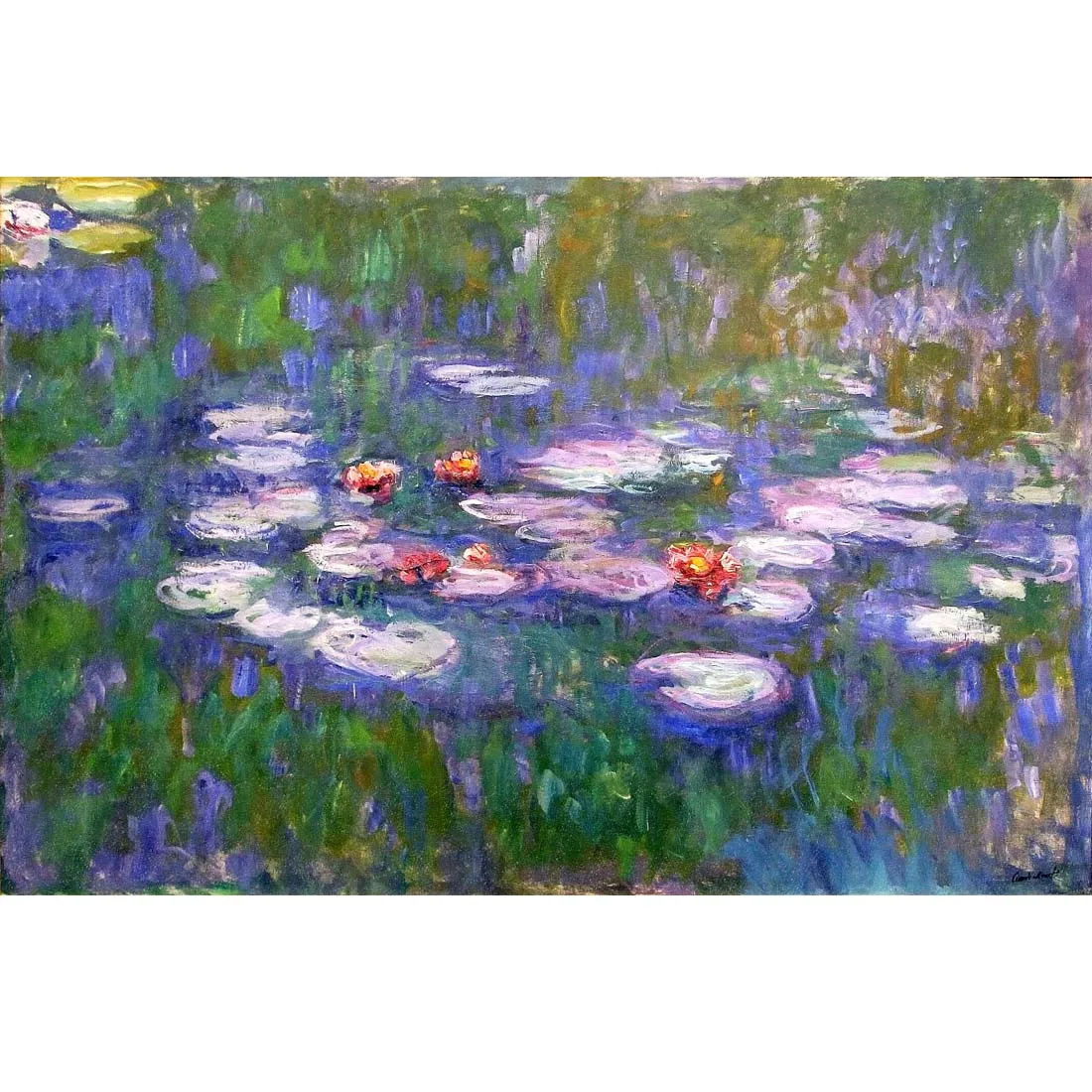

Water Lilies by Claude Monet,Hand painted world famous painting reproduction,Landscape oil painting,Home decoration picture