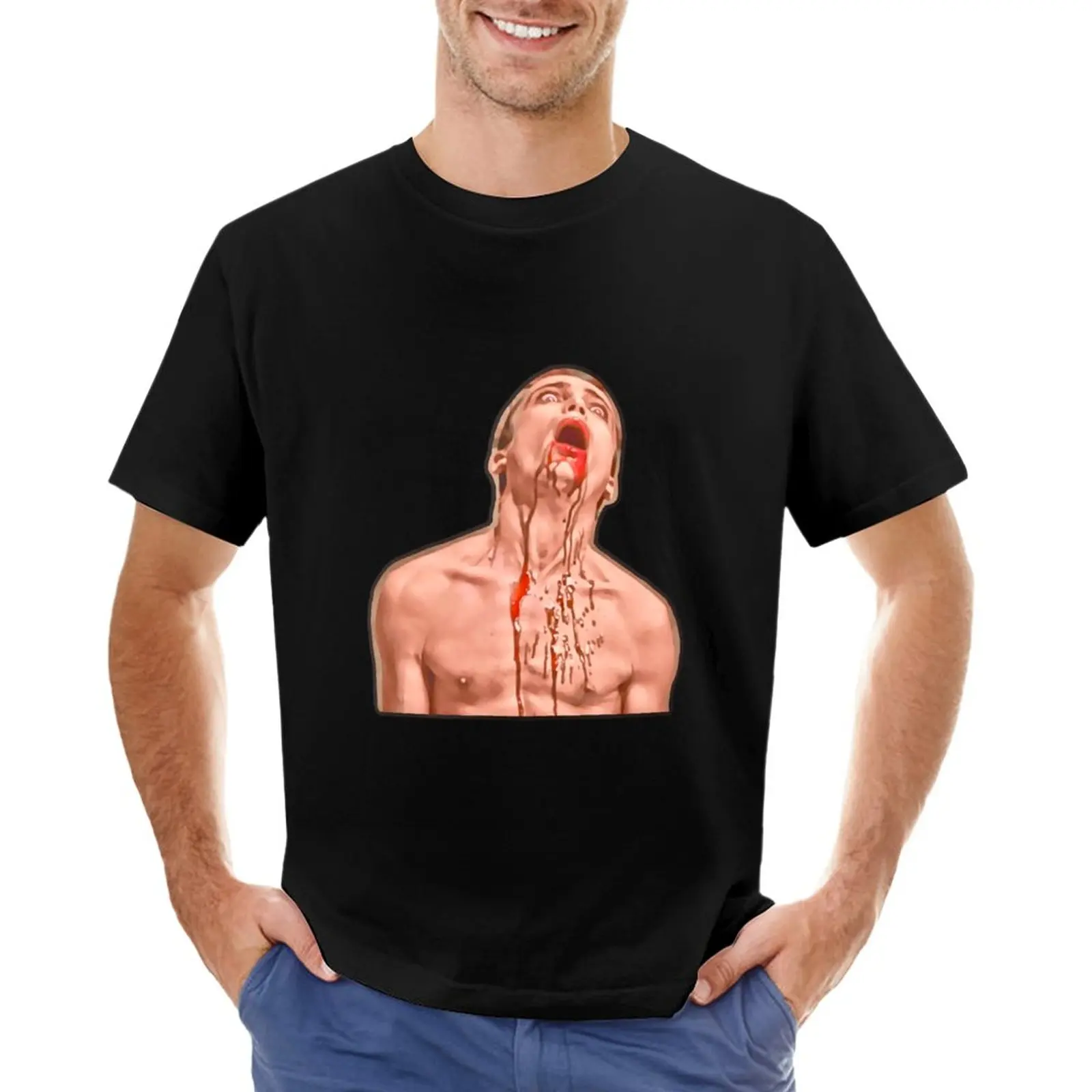 Udo Kier Blood For Dracula, T-Shirt Preferita Dal Culto Vestiti Anime Vestiti Estivi Vestiti Semplici Da Uomo