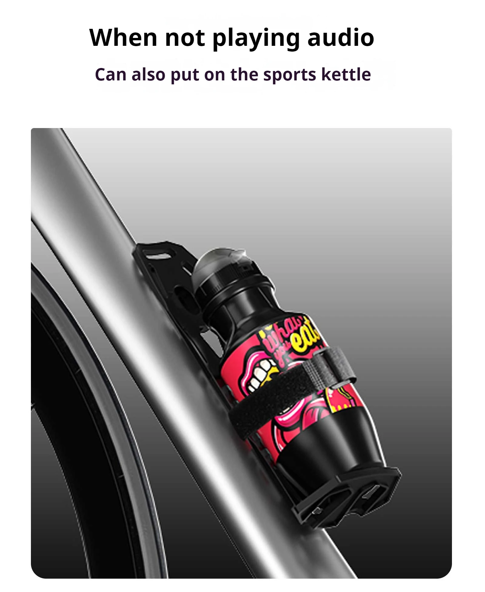 ENLEE Fahrradtaschenhalter, einfach zu installieren, Multifunktions-Fahrrad-Audio-Ständer, Flasche, Vorderradgabel, Oberrohrhalter, Fahrradtaschenhalterung – Detail 5