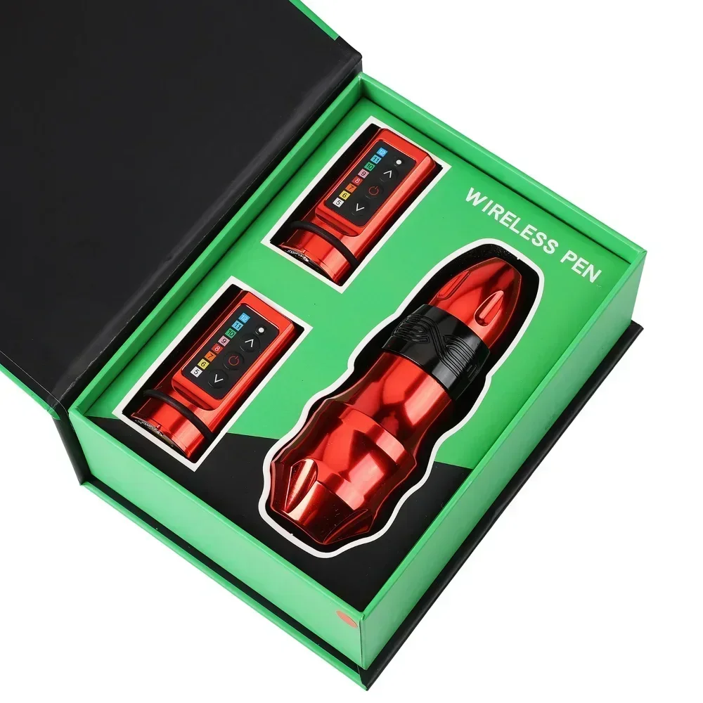 Exo-ワイヤレスタトゥーマシン,回転ペンガン,高品質,コアモーター付き