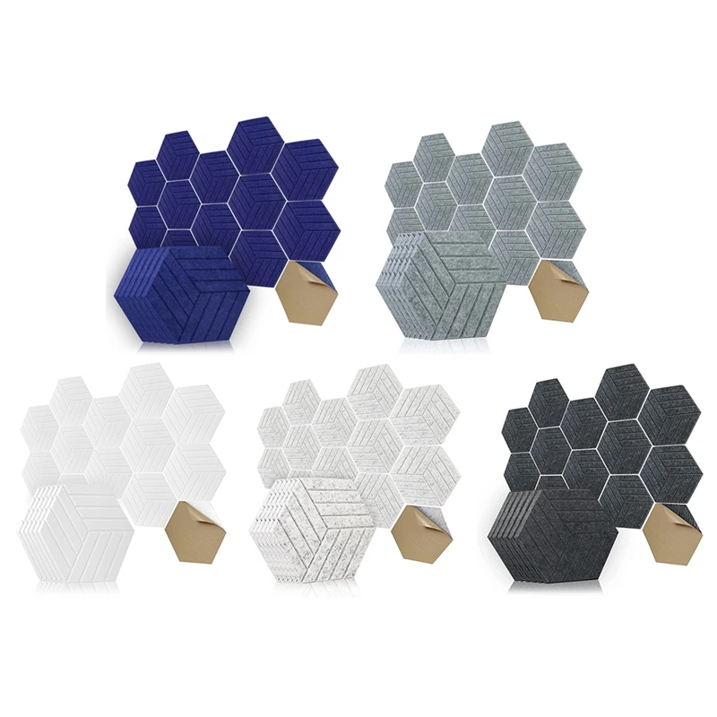 

Density Sound Proof Panels 12 Pcs Acoustic Panel, Sound Dampening Panel For Studio Office Home 5