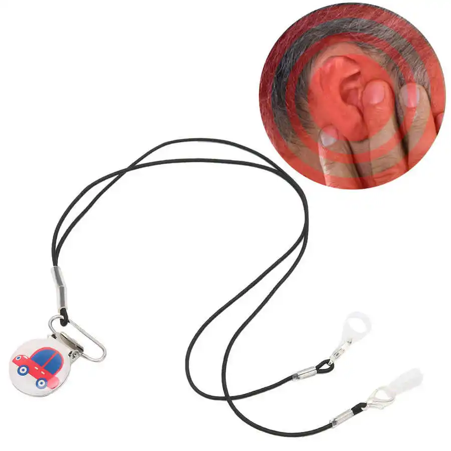 Ear Care Kit Ear Cleaner Hearing Aids Clip Holder Portable Hanging Rope Straps Anti‑lost Hearing Aid Lanyard Health Care