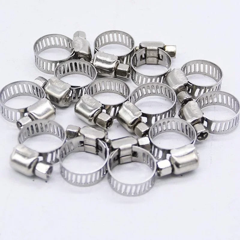 10 Pcs Hose Pipe Clamps 6mm To 12mm