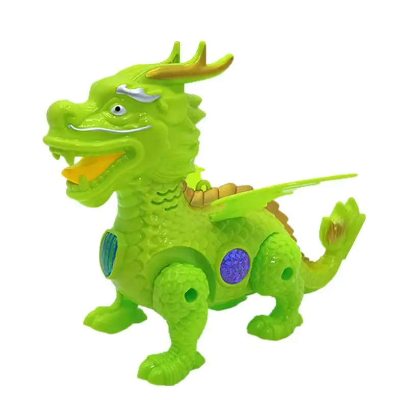 Chinese Dragon Toy Electronic Walking Dragon Lantern Chinese Spring Festival Cute Animal Light and Sound Toys Boys Girls Gifts flightcase 470w electronic follow spot light 5 9 degree beam angle 4 channels dmx512 ip20 replace led follow spot light led par