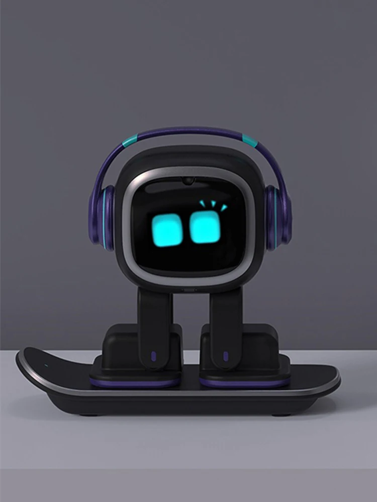 Spot Emo Robot Intelligente Emotionele Interactie Stem Ai Desktop Speelgoed Kinderen Begeleidende Huisdier Vector