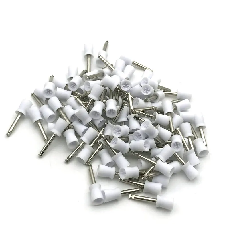 

100Pcs Dental Polishing Cup For Low Speed Handpiece Latch Type Rubber Tooth Polish Polishing Brush Prophy Cup Oral hygiene