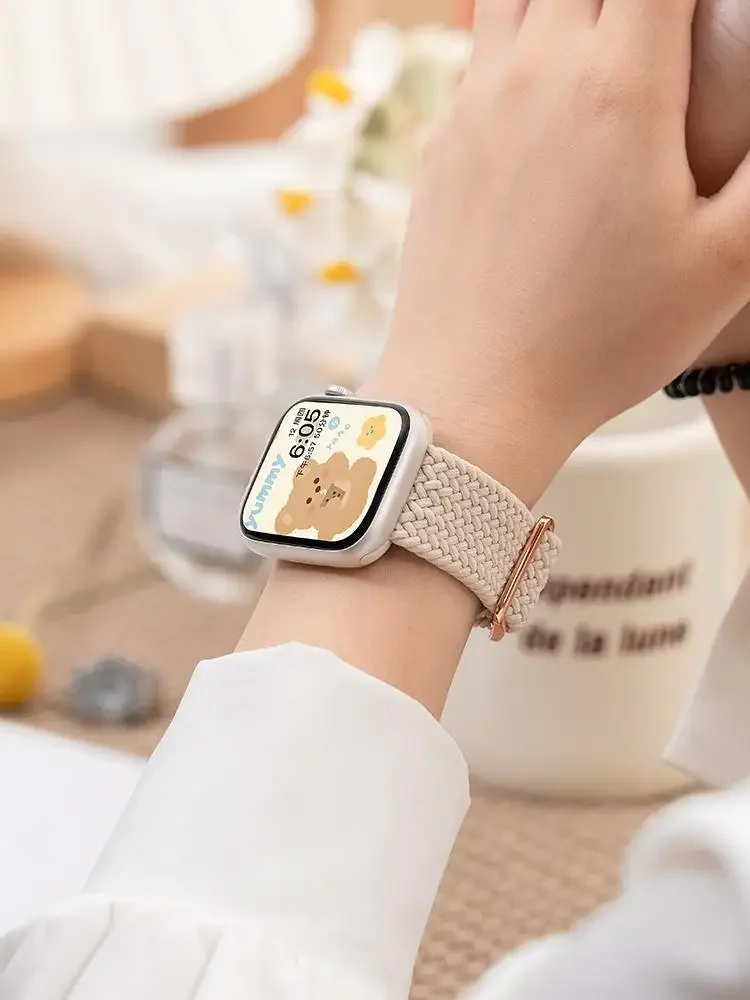 Braided Solo Loop Woven Nylon Strap