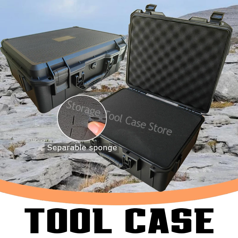 

Tool Box Waterproof Hard Carry Case Bag Organizer Storage Box Tool Case Suitcase Safety Instrument Case Portable Toolbox
