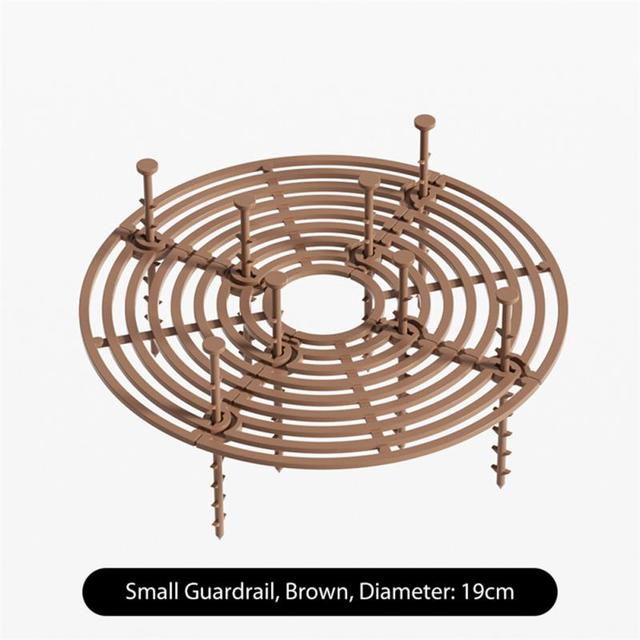 Pot Grid Flower Pot Cover Baby Safety Plant Protector Soil Guard With Nails Cover Plant Root Protection Garden Supplies