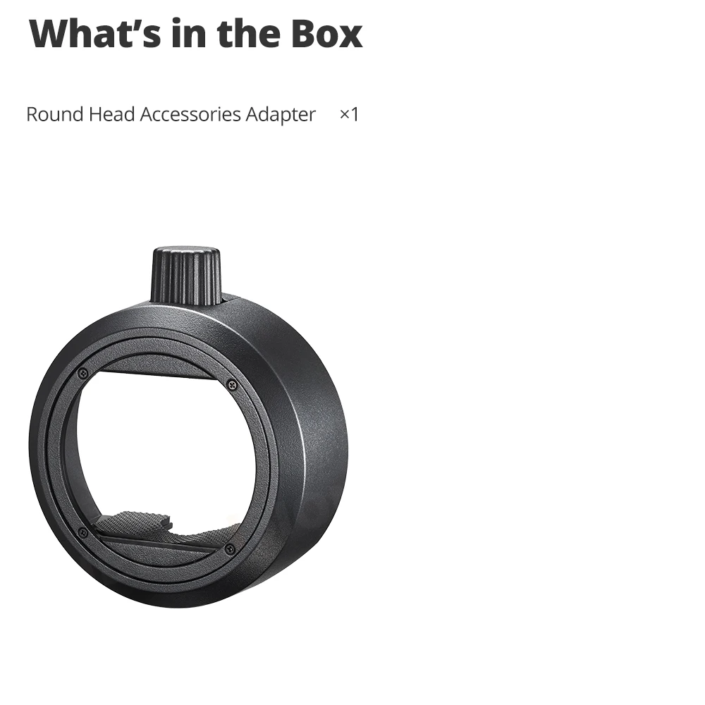 Godox Round Head Accessories Adapter Godox S-R2 Suit for V860II AD200PROII TT685 TT600 Series Canon Nikon Flash Install AK-R1