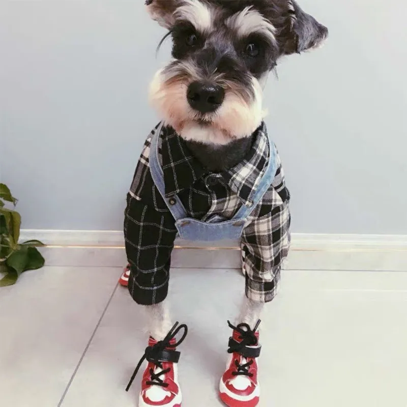 

Designer Pet Dog Shoes Luxury Dog Boots Small and Medium-sized Dog Fashion Sneakers Chihuahua French Bulldog Puppy Shoes TB-001