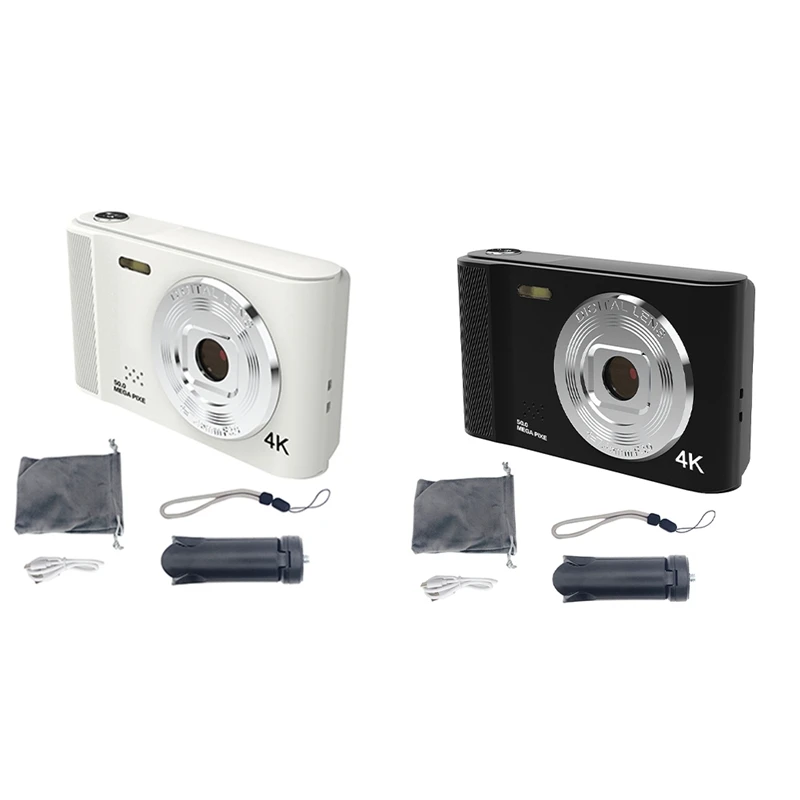 A73E-4K Camera Student Digital Ultra-Thin Anti-Shake Smart Zoom Portable Retro Camera