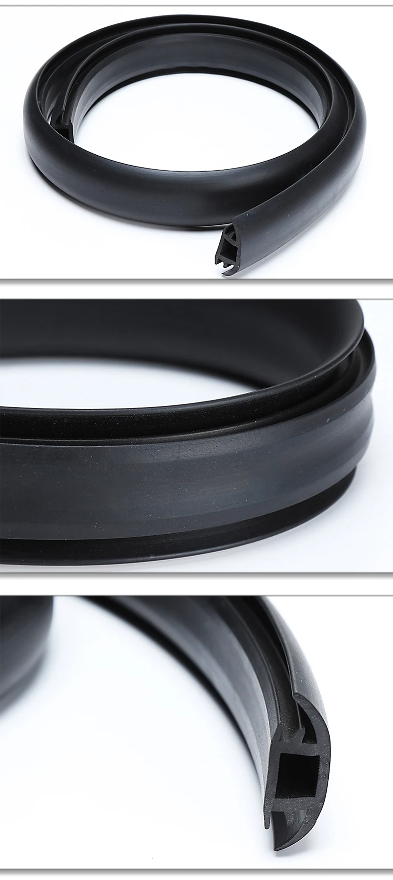 Description Picture 5 of itemSilicone Rubber Strip for Solar Photovoltaic Bracket  Metal Cable Trench Cover Monocrystalline Solar Panel Sealing 20x15mm White