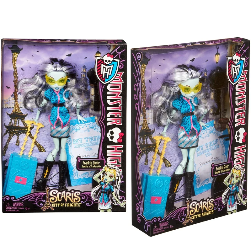 Monster High Haunted Student Spirits Kiyomi Haunterly Doll Toys Frankie Stein Scaris - City of Frights Collection Figure Playset