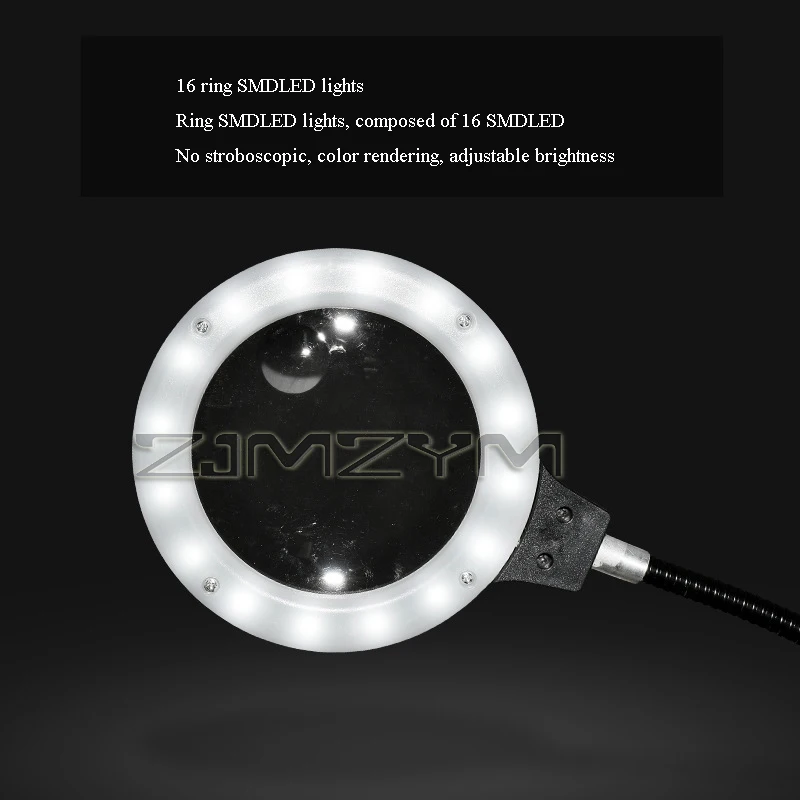Circuit Board Welding Fixture With LED Magnifying Glass Clip Clamp Third Hand Helping Desktop Magnifier Soldering Repair Tool