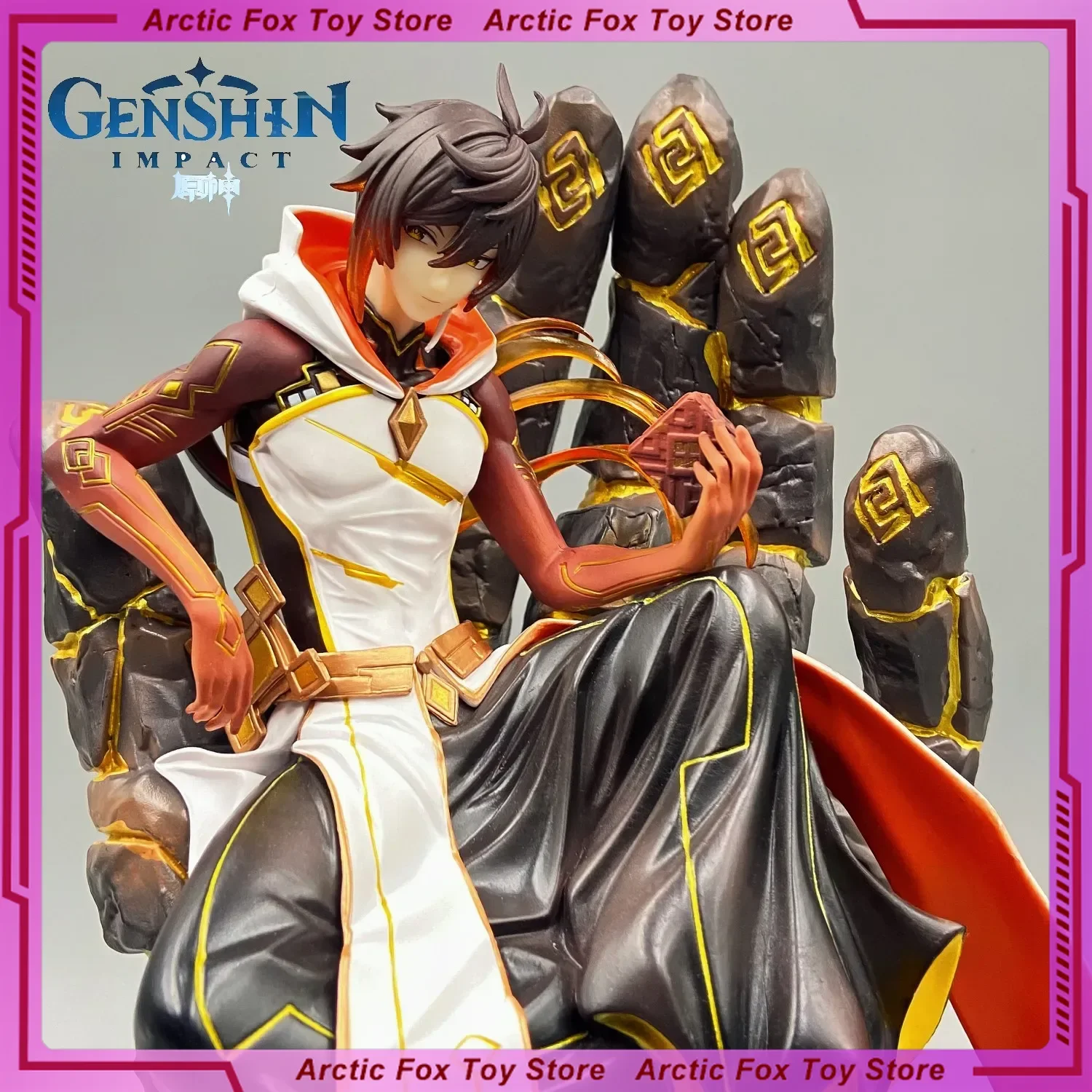 Figurine Genshin Impact ZhongLi - Statue De Collection 23cm | Personnage Anime | Cadeau Fans Et Enfants