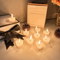 Romantic Heart - Shaped Scented Candle Set - 9 Pieces (1 box (9pcs))