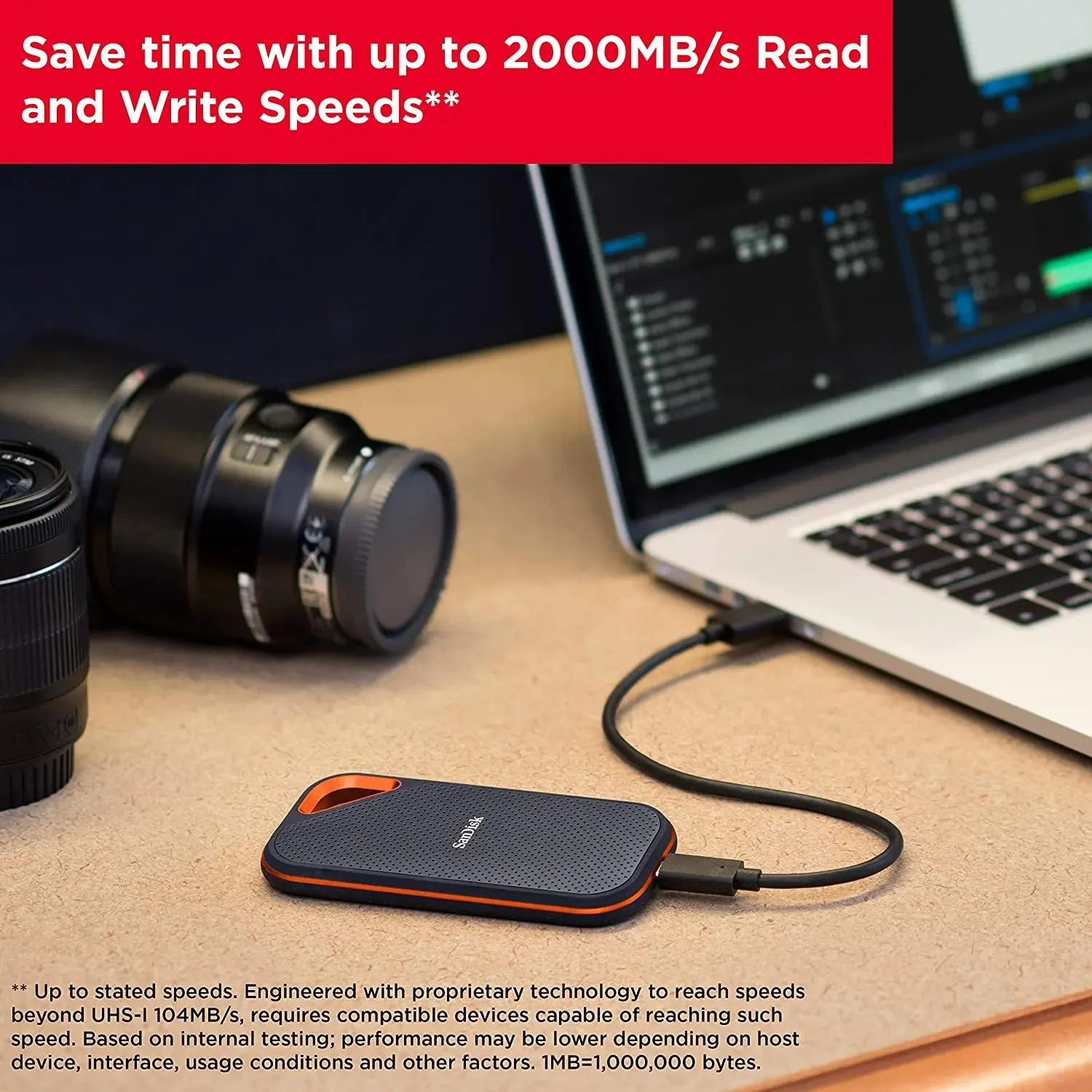 Sandisk Typ C Mobile SSD 1TB 2TB Extreme PRO Tragbare SSD V2 E81 
