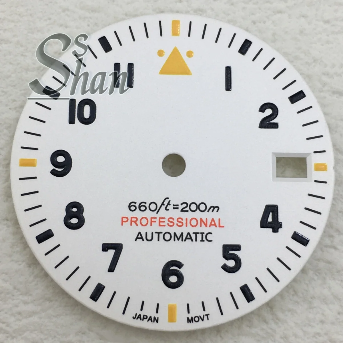 29mm Pilot's Watch Dial with Green Luminous, Available in Multiple Colors