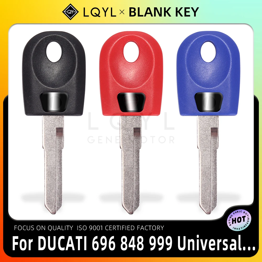 LQYL Blank Key Motorcycle Replace Uncut Keys For Ducati 748 749 848 999 1098 1198 R S Monsters 600 620 696 900 1000 S2R S4R ST3 er1348 real monsters cartoon lanyard card holder student hanging neck mobile phone lanyard badge subway access card holder