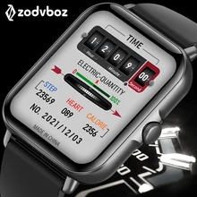 2022 nowy połączenia Bluetooth inteligentny zegarek mężczyźni w pełni dotykowy ekran Fitness sportowy zegarek Bluetooth dla Android ios inteligentny zegarek mężczyzn + box tanie i dobre opinie FUYUN CN (pochodzenie) Na nadgarstek Zgodna ze wszystkimi 128 MB Krokomierz Rejestrator aktywności fizycznej Rejestrator snu