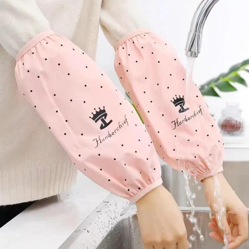 30*18cm Waterproof Oversleeves Housework Cleaning Anti-Dirty Sleeve Sleeve Cuff Protection Kitchen Apron Accessories