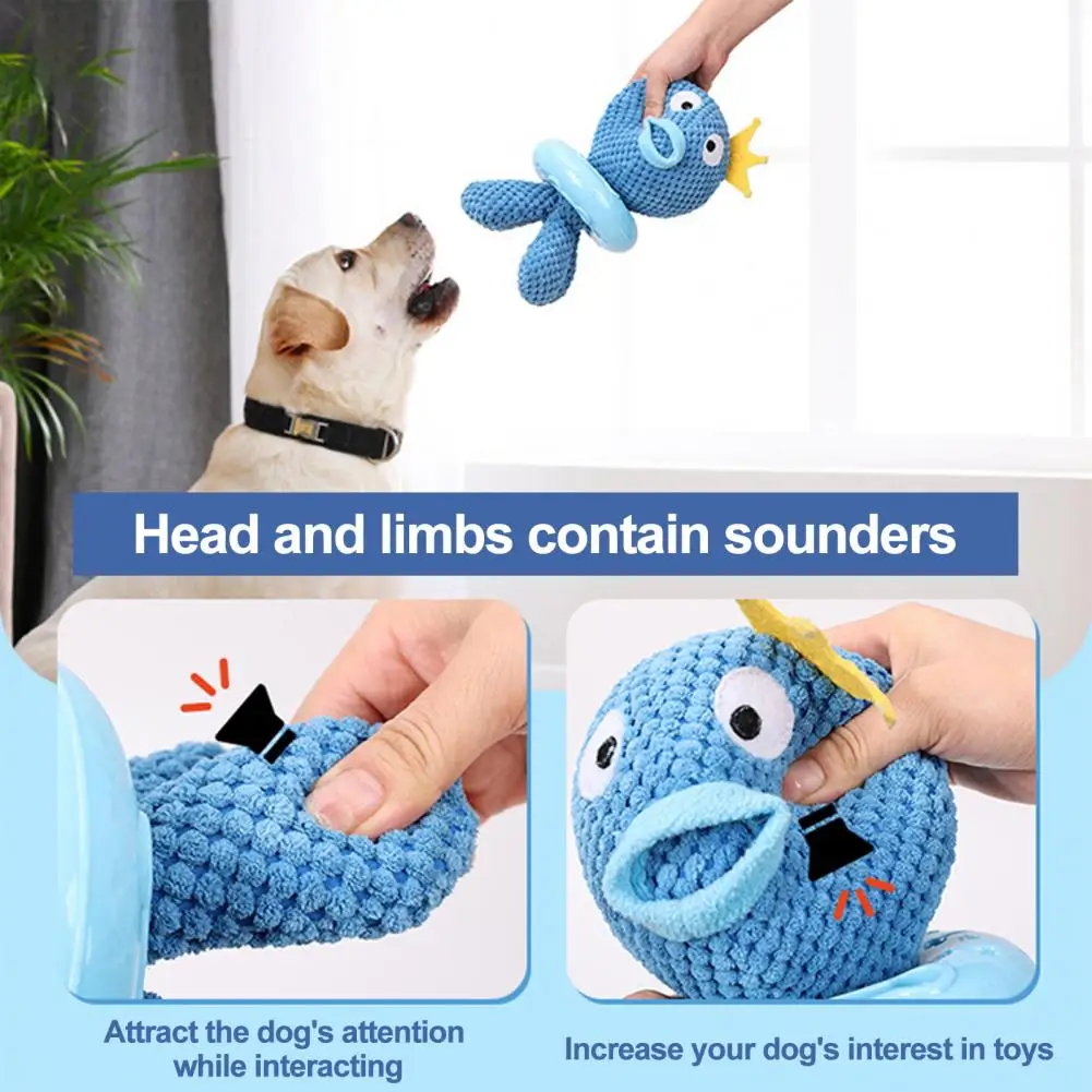 

Gum Massage Pet Toy Octopus Dog Toy with Squeaky Design Teeth Grinding Feature Food Leakage Function Fun for Small for Chewing
