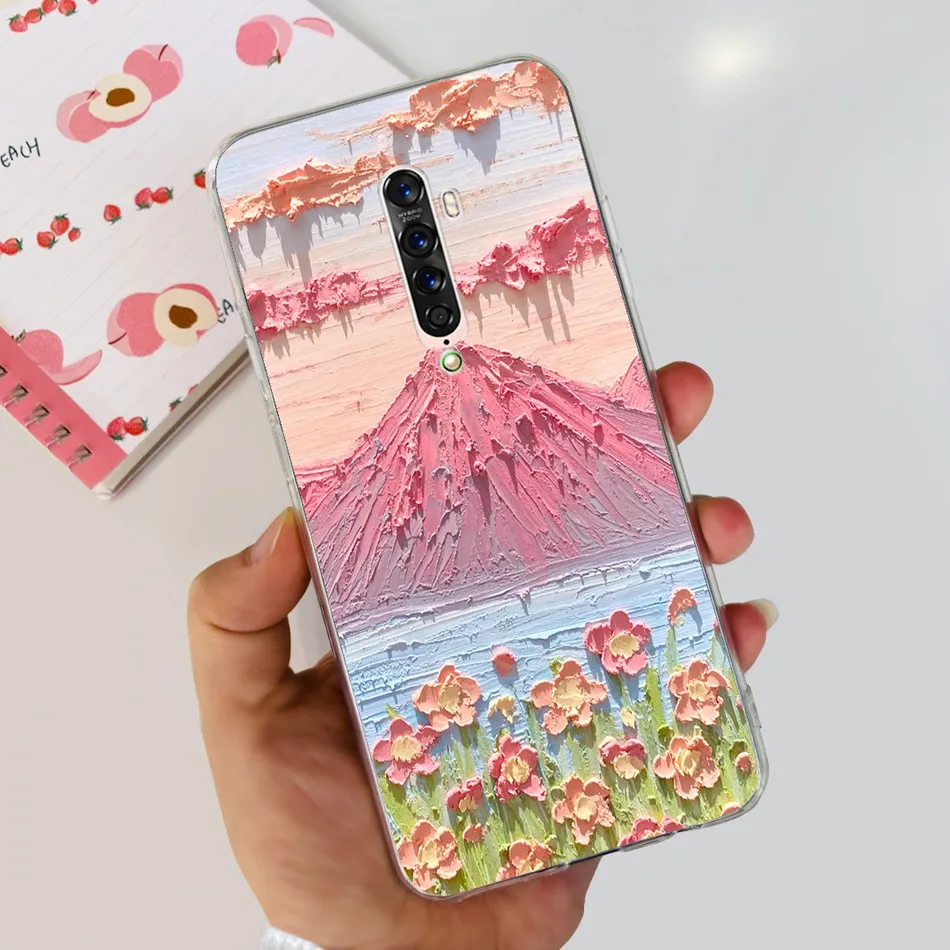 Elegant Printing Soft Silicone Clear TPU Back Cover
