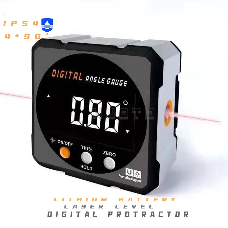 DigitalAngleFinderLevelGaugeDigitalProtractorLaserUSB