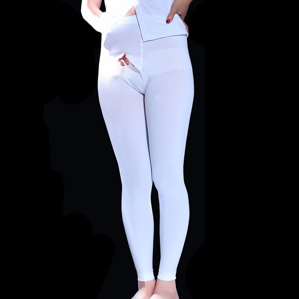 

Sexy Mens Thermal Trousers Long Johns Keep Warm Underwear Solid Color Baselayer Thermal Tights High Stretch Bottoms Pants