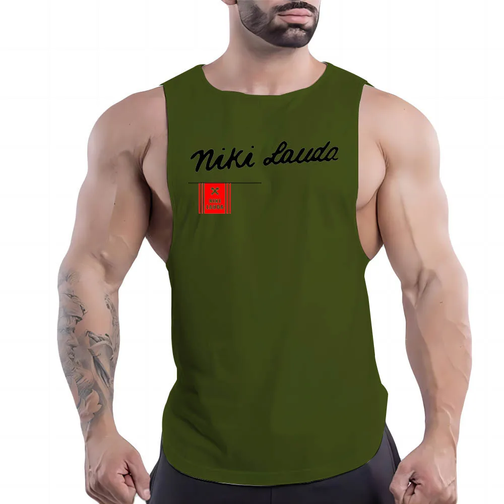 

Gym Sleeveless Shirt Basketball Outdoor Fashion Leisure Breathable Four Seasons Quick Dry Y2k Sport Fnaf Clothing Men Tank Top