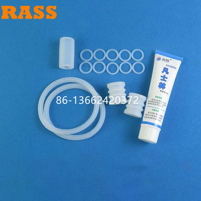15PCSPerSetSiliconeSealingRingsWith1LubricantVaselineFood