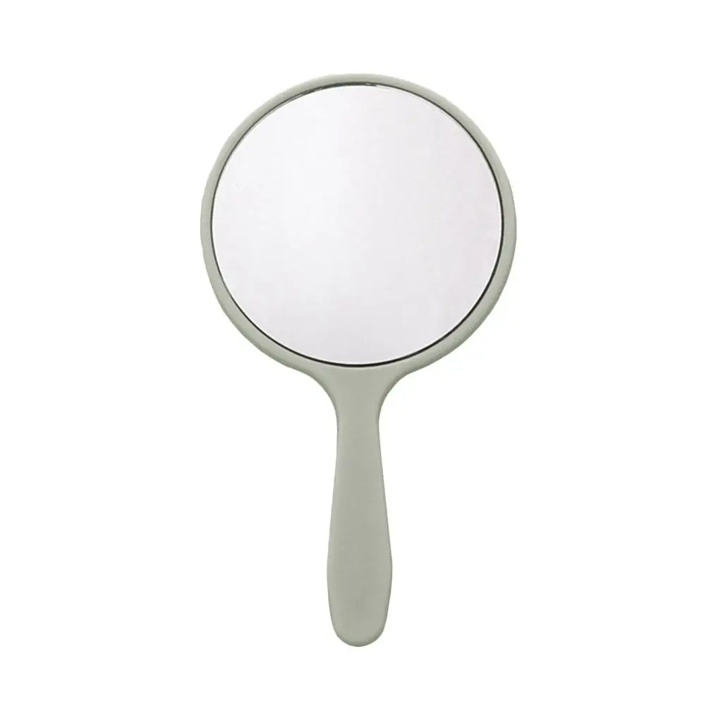 Makeup Mirror Hand Holding Mirror Hand Held Plastic Mini Makeup Mirror Portable Small Mirror Compact Vanity With Handheld Plastic Handle Pocket B4a4