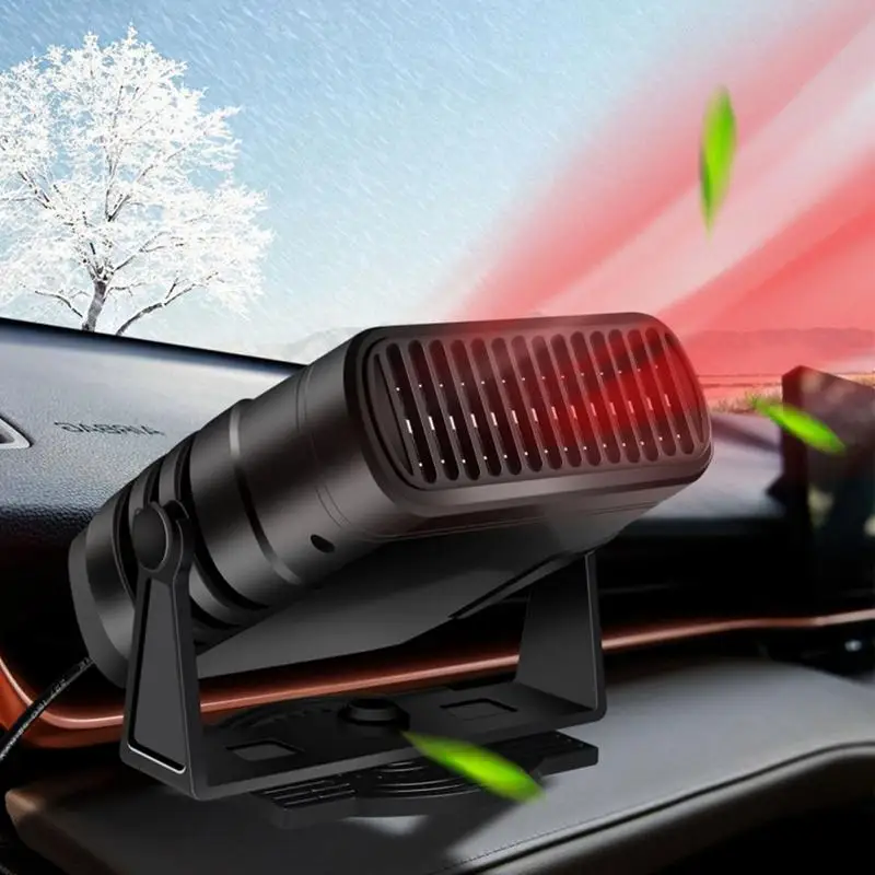 

12/24V Car Heater 120W Electric Fast Cooling Heating Fan Windshield Defroster With 360 Degree Rotary Base car auto Defogger