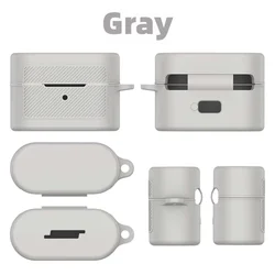 Premium Soft Silicone Protective Case - Simple Solid Color Design (Gray)