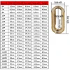 (50sets+Install tool+Punch tool) Metal Oval Eyelets 16/18/20/22/25/30/40mm Oval Blowholes Tent Gas Canopy Roping Holes 2