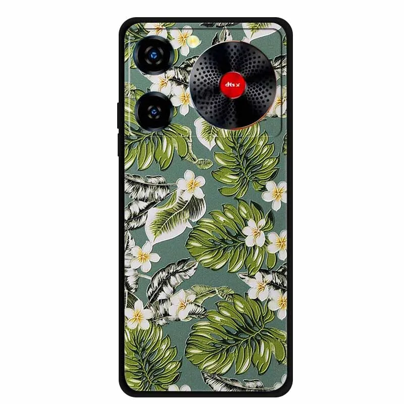 Floral 3D Embossed Shockproof Silicone Soft Phone Case – 6.6 Premium Back Cover