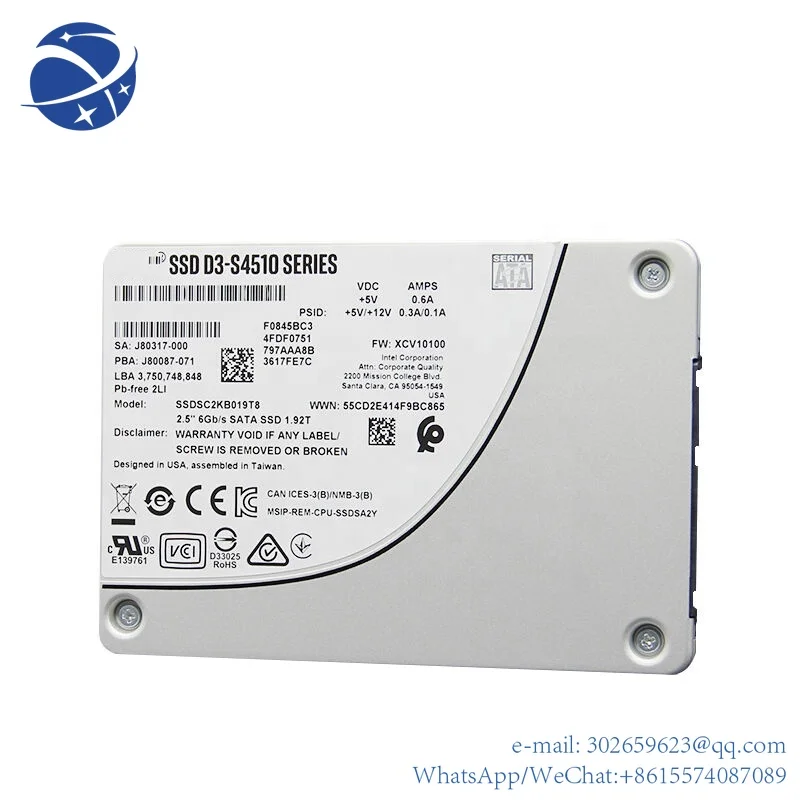 

Yyhc 240 ГБ для Intel SSDSC2KB240G8 D3-S4510 6 Гб/с SATA SSD 240G