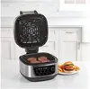 Grill Air Fryer Combo 6 QT 12-in-1 Indoor Slow Cooker, Roast, Bake, 1550-Watts, Stainless Steel Finish (Standard) 6
