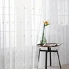 Chinese Modern Simple Ruyi Embroidered Gauze Curtain Curtains for Living Dining Room Bedroom Breathable,Translucent Nordic Style 2