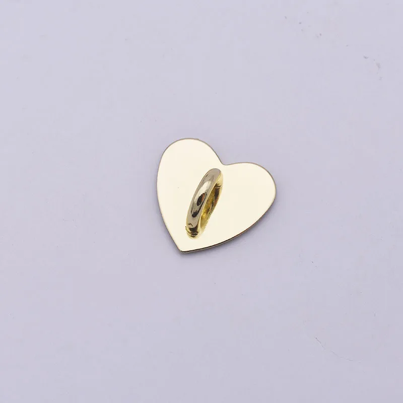 Set of 5 Kawaii Heart Phone Charm Holders with Adhesive Finger Ring Stand and Clasp Accessory