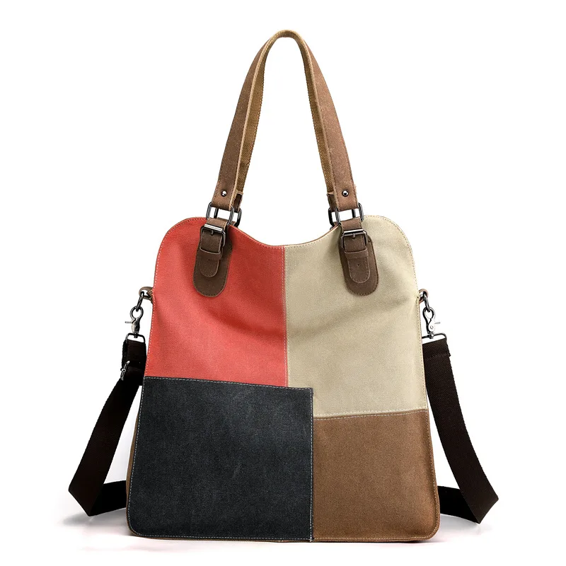 new-extra-large-women-s-canvas-hobo-shoulder-bag-trendy-contrast-color