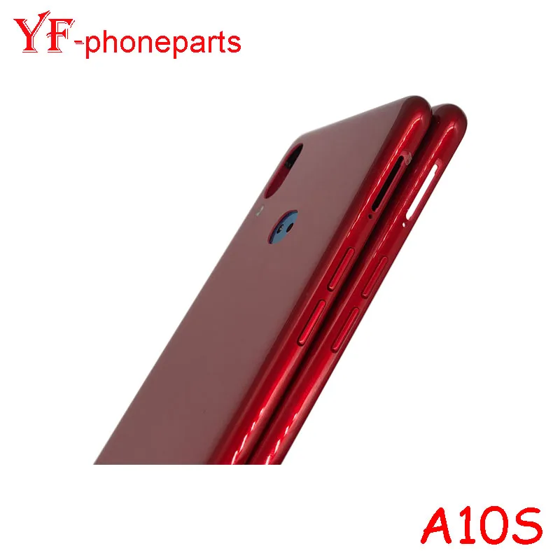 iphone mobile frame For Samsung Galaxy A10S A107 Back Battery Cover Rear Panel Door Housing Case Repair Parts aluminium frame phone