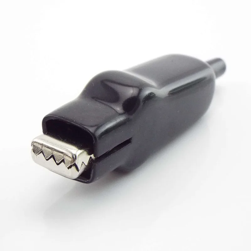 2pcs 20A Sheathed Alligator Clips Electrical DIY Test Leads Cable Alligator Double-Ended Crocodile Roach Electrical Jumper Wire alligator clips alligator clip adapter