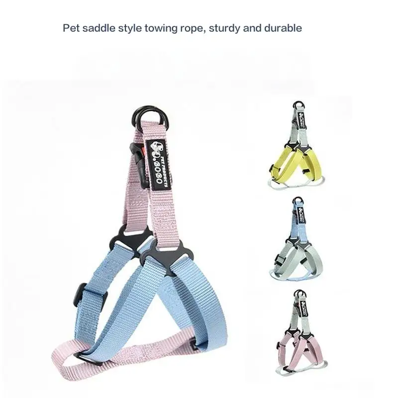 Pet saddle style towing rope small and medium-sized cat and dog safety travel set anti loss pet harness pet outdoor supplies Pet saddle style towing rope small and medium-sized cat and dog safety travel set anti loss pet harness pet outdoor supplies