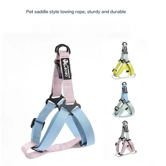 Pet saddle style towing rope small and medium-sized cat and dog safety travel set anti loss pet harness pet outdoor supplies