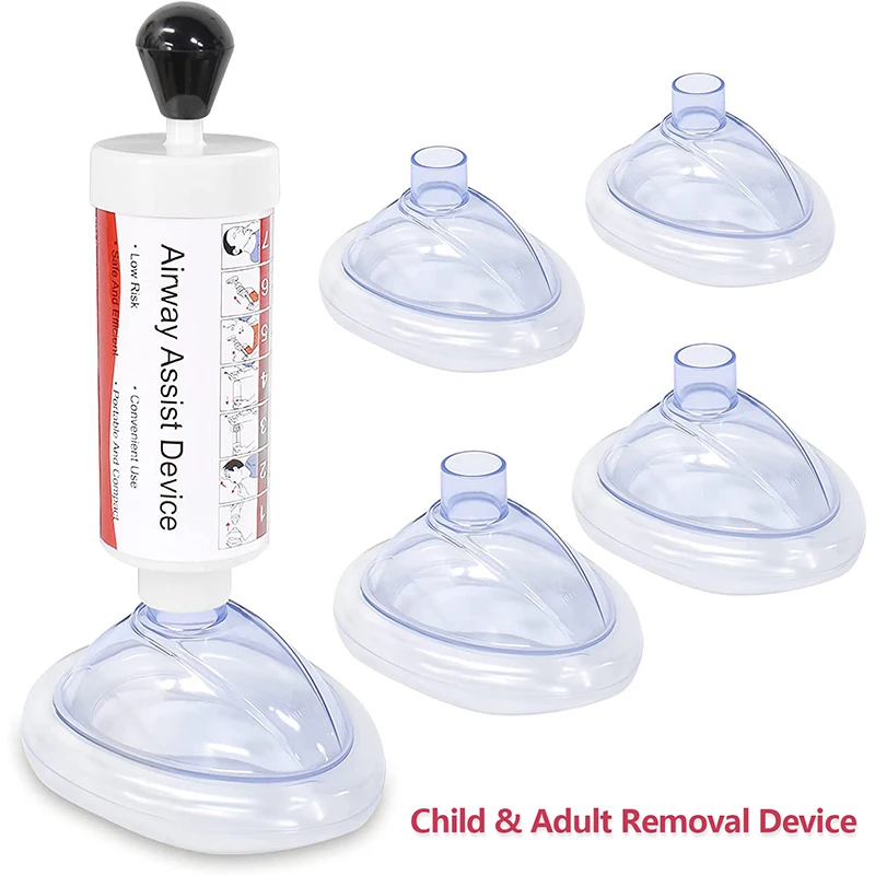 1Set First Aid Choking Rescue Device Travel Home CPR First Aid Kit Firs for Adult & Children