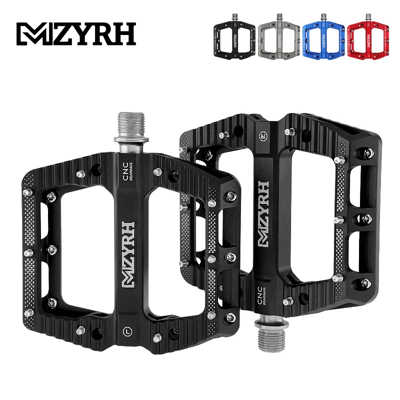 MZYRH 3 Bearings Wide Bicycle Pedals Ultralight Antislip CNC BMX MTB Road Bike Pedal Cycling