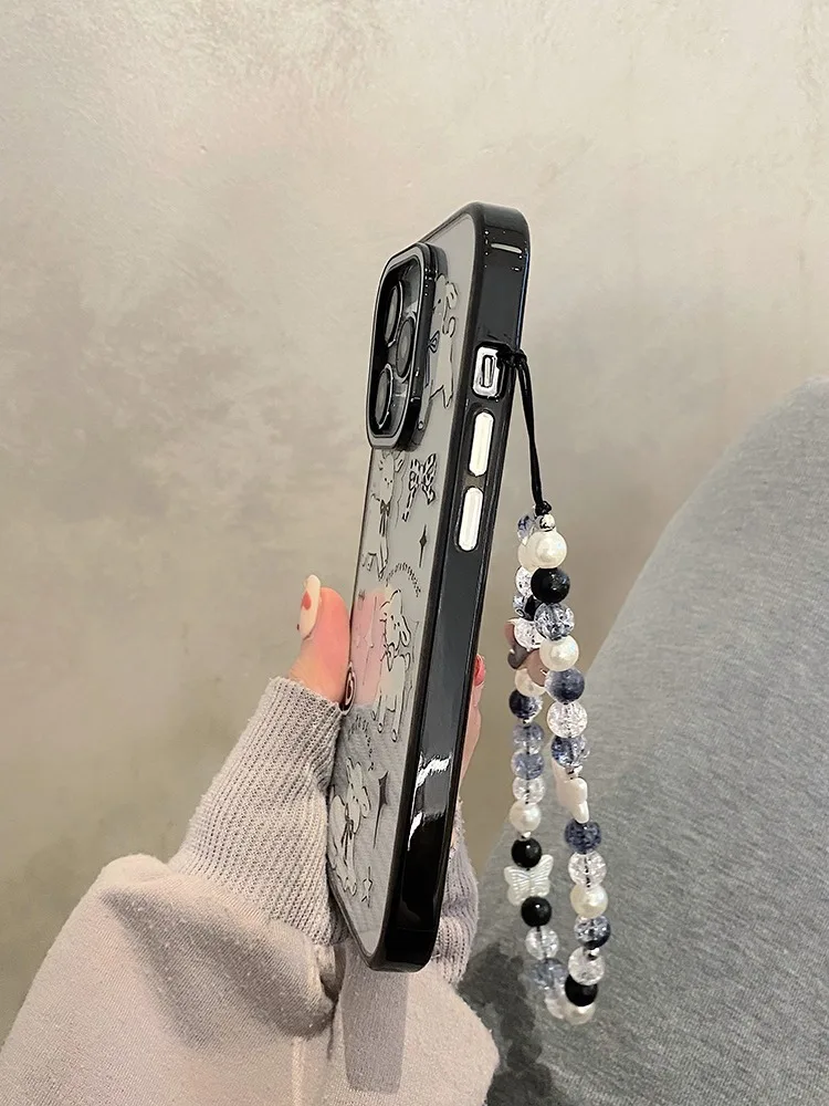 Adorable Sheep Acrylic Back Cover for iPhone